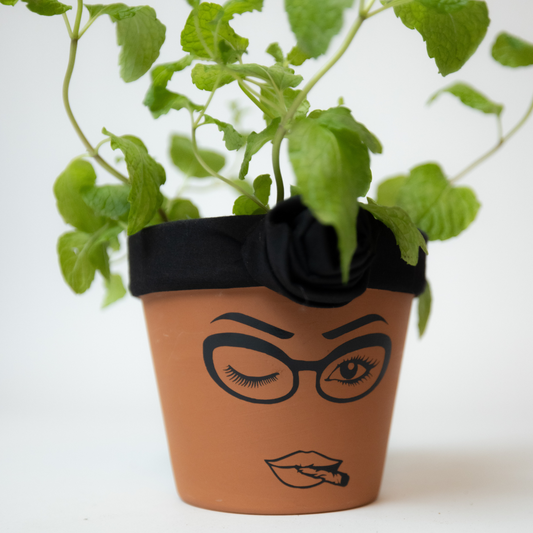 The Weed Lady Clay Pot