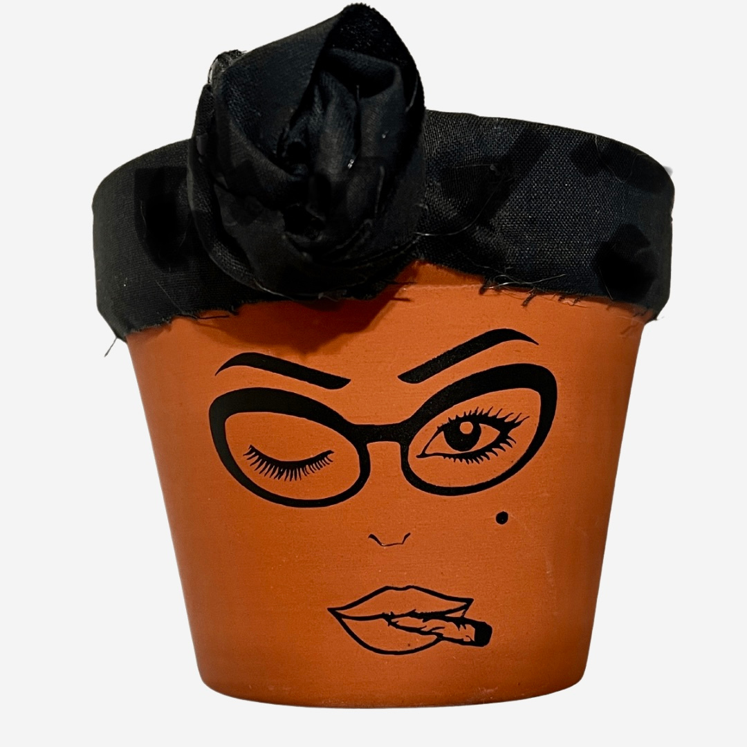 The Weed Lady Clay Pot